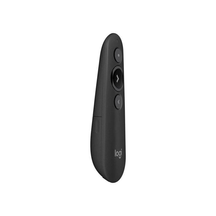 Bluetooth презентер Logitech R500s, Bluetooth/ 2.4 GHz Wireless, Черен - 910-005843