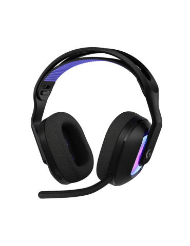 Безжични геймърски слушалки Logitech G522 Lightspeed Wireless RGB, Микрофон, Черни - 981-001544