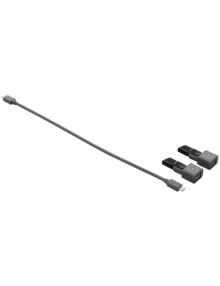 Съединител за кабел за микрофон Logitech Rally Mic Pod Cat Coupler, Graphite - WW-9006 - 952-000181