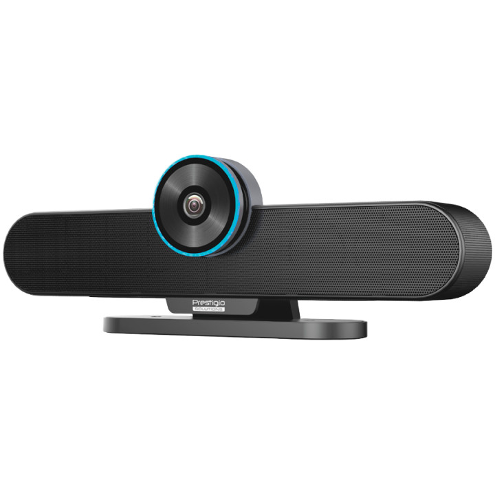 Видеоконферентна система Prestigio Solutions Video Conferencing Collaboration Bar Gamma: 4K UHD, 8.5MP, 6 mic, 6m (Range), 2 x 5W, Connection via USB Type-B - PVCCU8M601