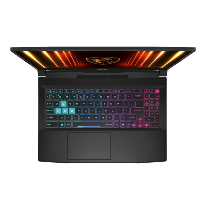 Лаптоп MSI Katana 15 HX B14WGK, Intel i7-14650HX, 15.6" QHD (2560x1440) 165Hz, IPS-Level, 16GB DDR5 5600MHz, 1TB SSD Gen4x4, NVidia GeForce RTX 5070 8GB GDDR7 798 AI TOPS, Intel WiFi 6E, BT5.3, 4 Zone RGB Kbd, NO OS - 9S7-1587C1-215
