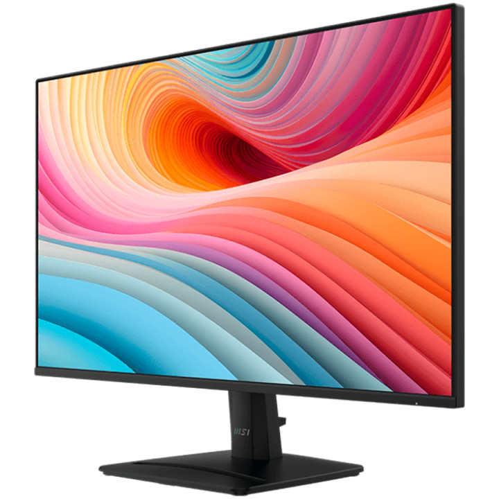 Монитор MSI PRO MP275 E2, 27" 120Hz, FHD (1920x1080) 16:9, IPS Anti-glare, 1ms/4ms, 300nits, 1500:1, 178/178, Adaptive-Sync, HDR Ready, Tilt, Speakers, DP, HDMI, D-Sub - PRO_MP275_E2