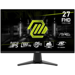 Монитор MSI MAG 275F, 27" 180Hz, FHD (1920x1080) 16:9, Rapid IPS, 0.5ms, 250nits, 1000:1, 178/178, AMD FreeSync, DP, 2x HDMI - MAG_275F