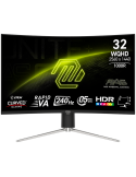 Монитор MSI MAG 325CQRXF E2, 31.5" 240Hz, WQHD (2560x1440) 16:9, Rapid VA, 0.5ms, 300nits, 3500:1, 178/178, AMD FreeSync Premium, Adjustable Stand, DP, 2x HDMI, Type-C, Headphone out - MAG_325CQRXF_E2