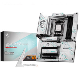 Дънна платка MSI B850 GAMING PLUS WIFI PZ, ATX, AM5, Back Connectors, 4x DDR5, 5G LAN, WiFI 7, BT