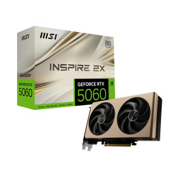 Видео карта MSI NVidia GeForce RTX 5060 8G INSPIRE 2X OC, 8GB GDDR7, 128-bit - 912-V537-001