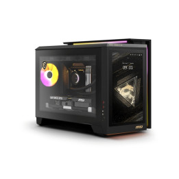 Геймърски компютър MSI MEG Vision X AI 2NVZ9-207EU, Intel Core Ultra 9 285K, GeForce RTX 5090 32G VENTUS 3X GDDR7, 64GB(2x32GB 5600Mhz), 2TB M2, 1200W 80 Plus Gold PSU, 13" FHD Touch, MSI Project Zero, Win 11 Home - 9S6-B921111-231