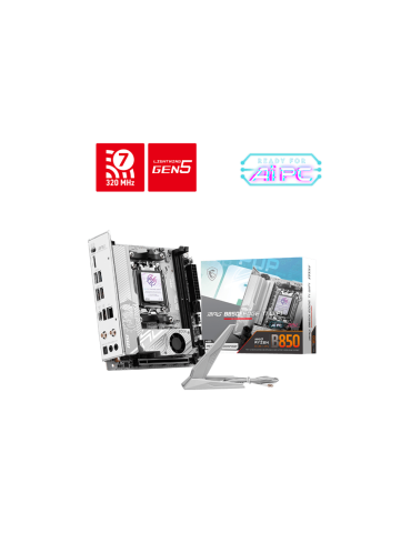 Дънна платка MSI MPG B850I EDGE TI WIFI, mITX, AM5, 5Gbps LAN, WIFI, BT