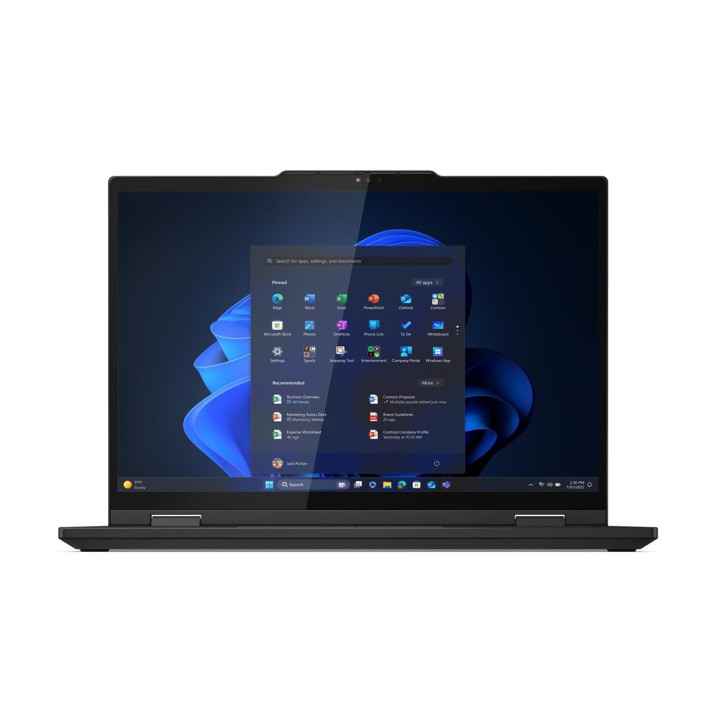 Лаптоп Lenovo ThinkPad T14s 2-in-1 G1, Intel Core Ultra 7 255U, 14" WUXGA (1920x1200) IPS, 32GB RAM, Windows 11 Pro - 21R3004KBM