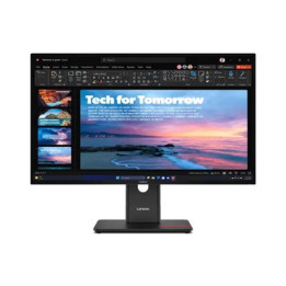 Монитор Lenovo ThinkVision T27QD-40 27" IPS, 16:9, 2560x1440, 120Hz, 350cd/m2, 1500:1, 4ms, 1xHDMI 2.1, 1xDP 1.4, 1xDP Out, USB HUB, 1xRJ45 - 64AAGAT2EU