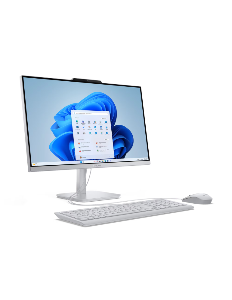 All in One компютър Lenovo AIO 24 A100, Intel Core i3-N305 3.8GHz, 23.8" (60.45cm) Full HD IPS Display, (HDMI), 16GB DDR4 RAM, 512GB SSD, 2x USB 3.2 Gen 1 Type-A, No OS - F0J6003MRI