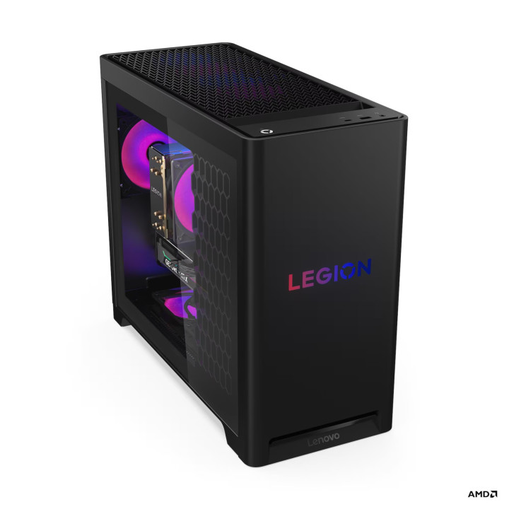 Геймърски компютър Lenovo Legion T5 30AGB10, AMD Ryzen 7 7800X3D, NVIDIA GeForce RTX 5070 12GB GDDR7, 32GB (2x16GB) DDR5 5600MHz RAM, 1TB  SSD M.2 2280 PCIe 4.0x4 NVMe  - 90YJ0035RM
