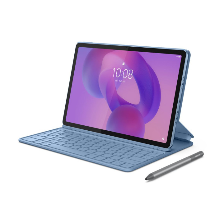 Таблет Lenovo Idea Tab WiFi D6300 2.4GHz, 11" 2.5k 90Hz, 8GB DDR4x, 128GB UFS, Android 15 Polar Blue   Keyboard & Pen - ZAFR0559BG