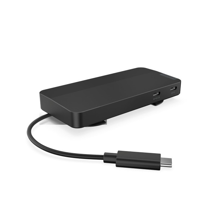 Докинг станция Lenovo USB-C Dual Display Travel Dock (w/ adapter) - 40B90100EU