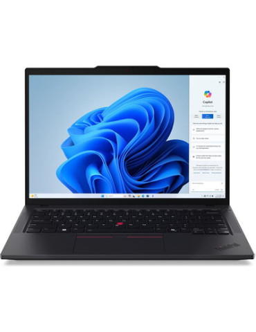 Лаптоп Lenovo ThinkPad T14 G5, Intel Core Ultra 7 165U, 14" WUXGA (1920x1200) IPS, 32GB RAM, 512GB SSD, NO OS - 21MMSL0800