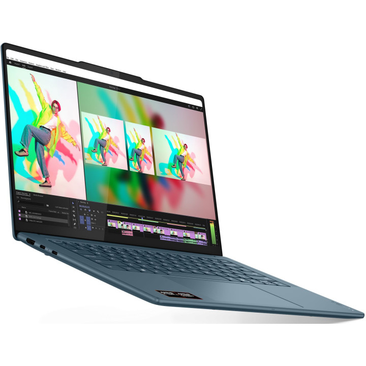 Лаптоп Lenovo Yoga Pro 7, AMD Ryzen AI 7 350, 14.5" WUXGA (1920x1200) OLED, 32GB RAM, 1TB SSD, Windows 11 - 83KG000RBM