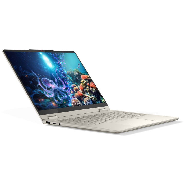 Лаптоп Lenovo Yoga 7 2-in-1, Intel Core Ultra 5 226V, 14" WUXGA (1920x1200) 120Hz OLED, 16GB RAM, 1TB SSD, Windows 11 - 83JQ001LBM