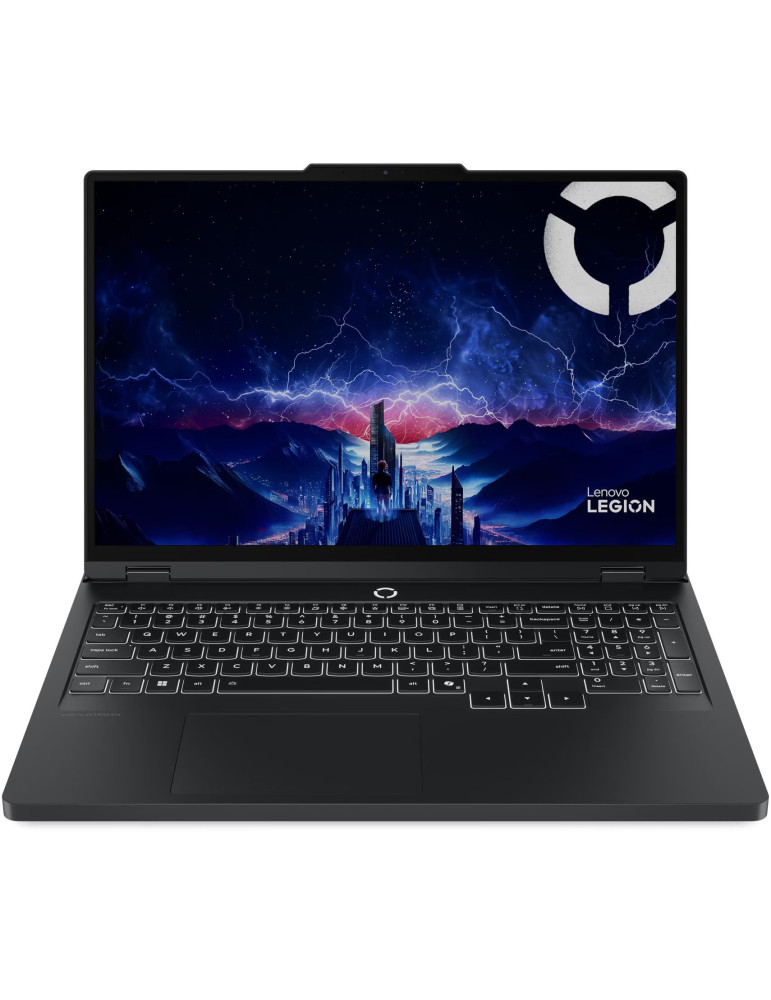 Лаптоп Lenovo Legion Pro 5, AMD Ryzen 9 9955HX, 16" WQXGA (2560x1600) 165Hz OLED, 32GB RAM, 1TB SSD, GeForce RTX5060 8GB, NO OS - 83F2001NBM