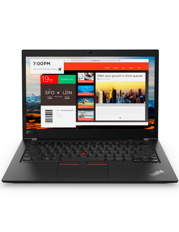 Реновиран лаптоп Lenovo ThinkPad T480S I5-8350U CPU 1.70GHz, 14" (1920 x 1080), touchscreen 16GB RAM, 256GB NVMe SSD, Windows 11 Pro, BG KBD, 1 година гаранция, 6 месеца гаранция за батерия - MB0093BG