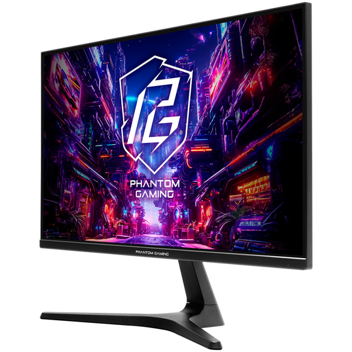 Монитор AsRock PG25FFT, 24.5" FHD(1920x1080) IPS, 180 Hz, 126% sRGB, 1100:1, 250 cd/m, AMD FreeSync, 178 /178, 1ms (MPRT), Flicker-free, 2x 2W Speakers, 2x HDMI 2.0, 1x DP 1.4, VESA