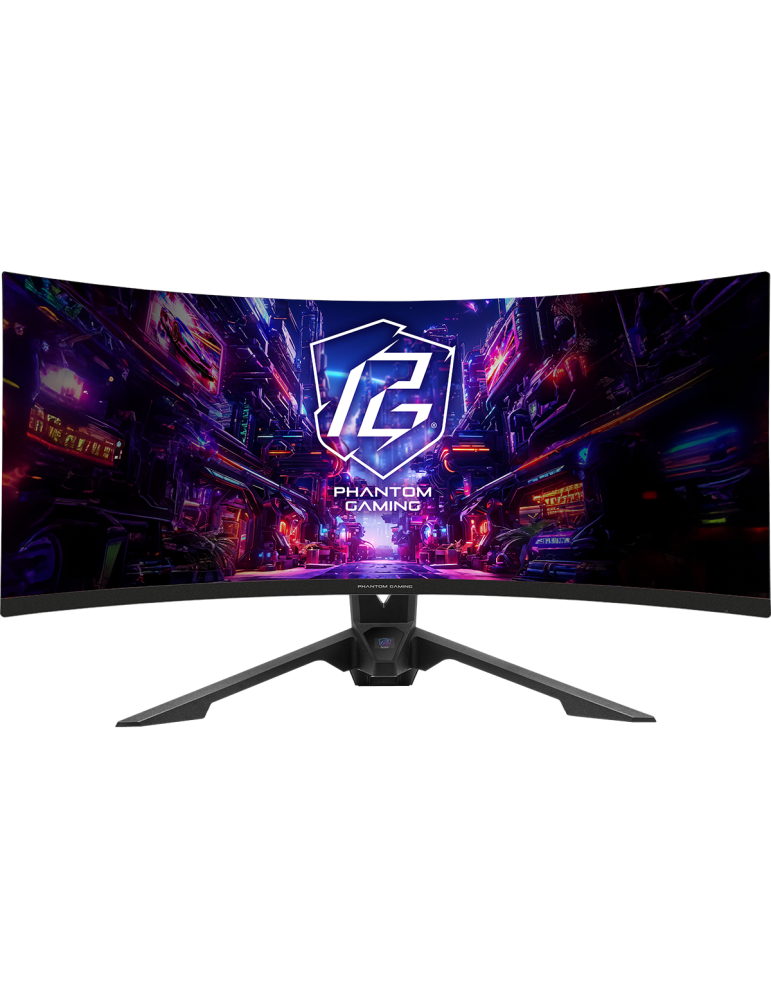 Монитор AsRock PG34QRT2B 34" WQHD (3440x1440) 1500R VA, 180Hz, 1ms