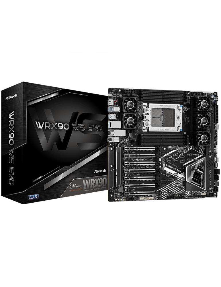 Дънна платка AsRock WRX90 WS EVO, sTR5, ATX, 8xDDR5