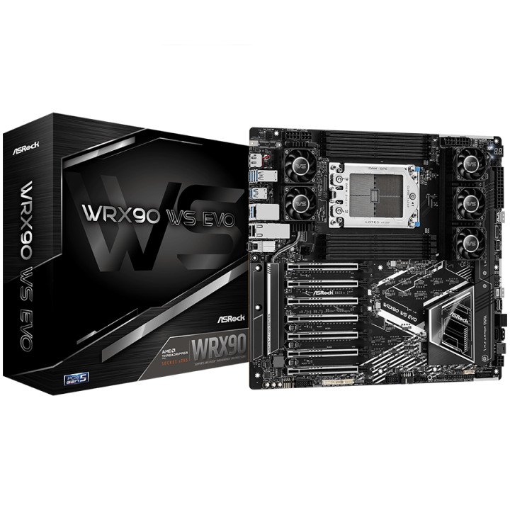 Дънна платка AsRock WRX90 WS EVO, sTR5, ATX, 8xDDR5