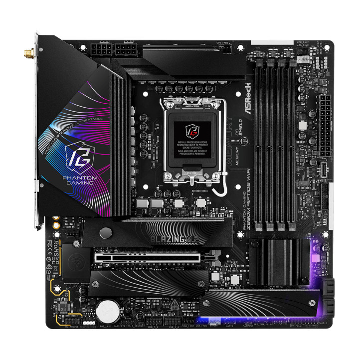 Дънна платка AsRock Z890M Riptide WiFi, LGA1851