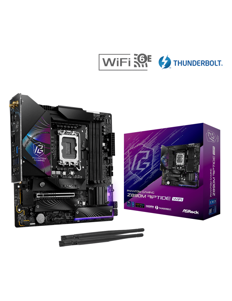 Дънна платка AsRock Z890M Riptide WiFi, LGA1851