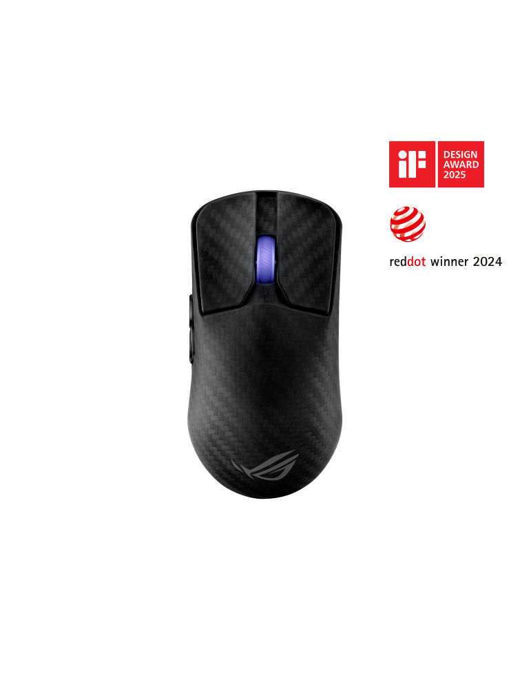 Геймърска безжична мишка Asus ROG Harpe Ace Extreme, Черна - 90MP03U0-BMUA00