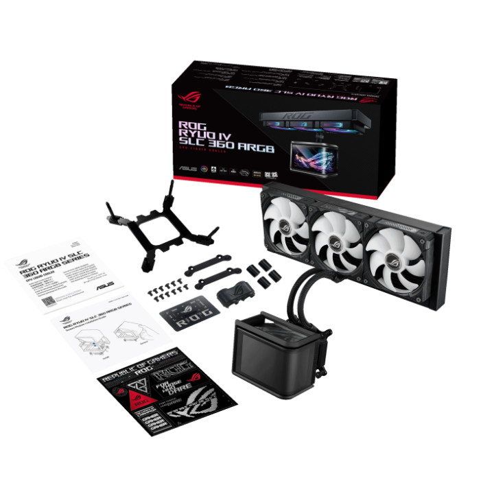 Водно охлаждане за процесор Asus ROG Ryuo IV SLC 360 ARGB 6.67" Curved AMOLED Display - 90RC0151-B0EAY0
