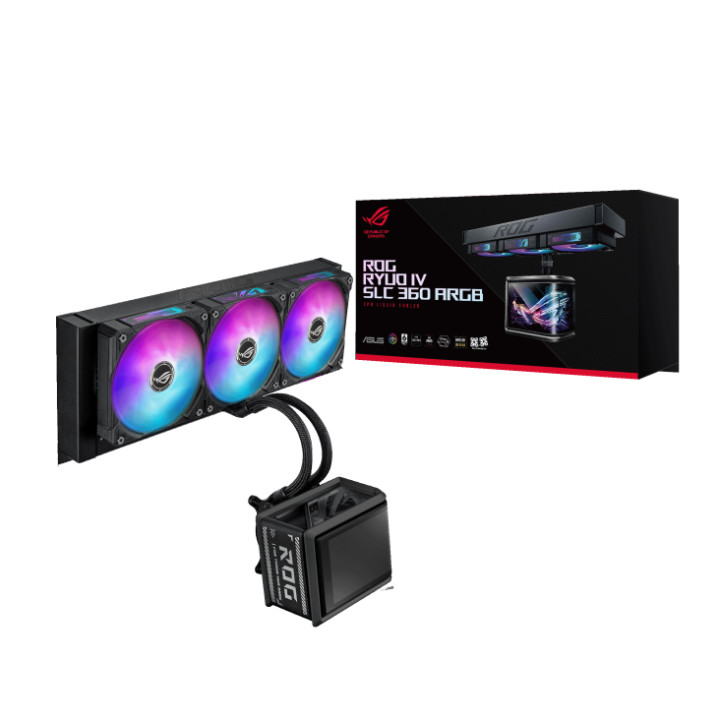 Водно охлаждане за процесор Asus ROG Ryuo IV SLC 360 ARGB 6.67" Curved AMOLED Display - 90RC0151-B0EAY0