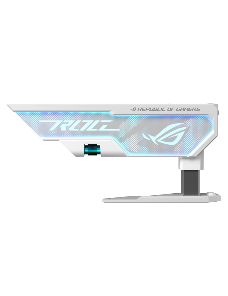 Държач за видео карта Asus ROG Herculx White Graphics Card Holder - 90DA0023-B09000
