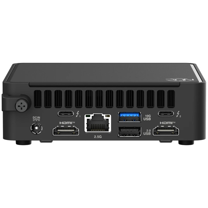 Мини компютър NUC 15 PRO, RNUC15CRKI300002, Core 3 100U 15W, Intel Arc graphics, no RAM, no Storage, Intel Wi-Fi 7 BE202 - 90AR00R2-M00050