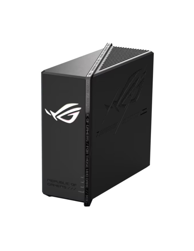 Безжичен рутер Asus Gaming Wireless Router ROG Strix GS-BE18000, Tri-Band, 320MHz bandwidth & 4096-QAM, Quad-Core 2.6GHz CPU, 256MB/2GB Flash/RAM, 8 x 2.5G port, AiMesh - 90IG09Y0-MO9C00