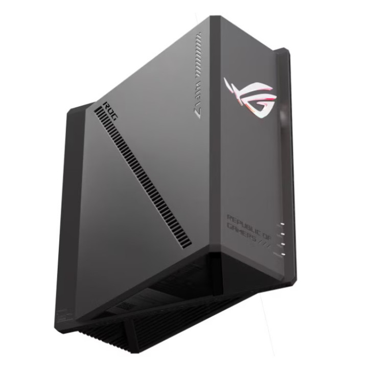 Безжичен рутер Asus Gaming Wireless Router ROG Strix GS-BE18000, Tri-Band, 320MHz bandwidth & 4096-QAM, Quad-Core 2.6GHz CPU, 256MB/2GB Flash/RAM, 8 x 2.5G port, AiMesh - 90IG09Y0-MO9C00