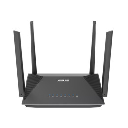 Безжичен рутер Asus Wireless Router RT-AX52 Pro, AX3000, Dual-Band, Dual-Core 1.3GHz CPU, 128MB/256MB Flash/RAM, Gigabit, AiProtection Classic, Traditional QoS, VPN, IPTV, OFDMA, Beamforming, AiMesh - 90IG08T0-MO3H10