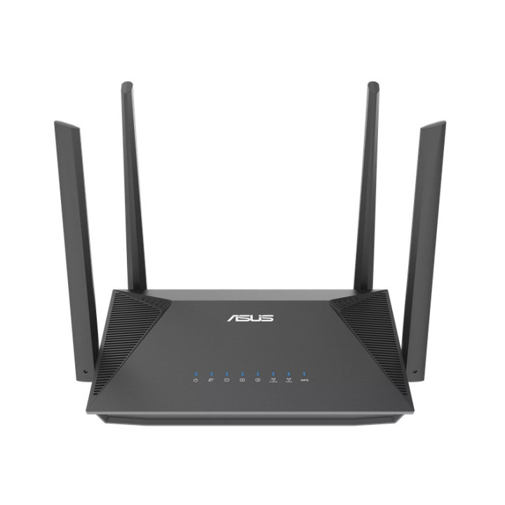 Безжичен рутер Asus Wireless Router RT-AX52 Pro, AX3000, Dual-Band, Dual-Core 1.3GHz CPU, 128MB/256MB Flash/RAM, Gigabit, AiProtection Classic, Traditional QoS, VPN, IPTV, OFDMA, Beamforming, AiMesh - 90IG08T0-MO3H10