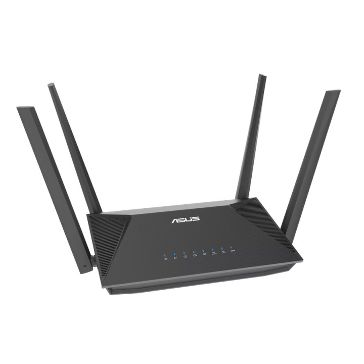 Безжичен рутер Asus Wireless Router RT-AX52 Pro, AX3000, Dual-Band, Dual-Core 1.3GHz CPU, 128MB/256MB Flash/RAM, Gigabit, AiProtection Classic, Traditional QoS, VPN, IPTV, OFDMA, Beamforming, AiMesh - 90IG08T0-MO3H10