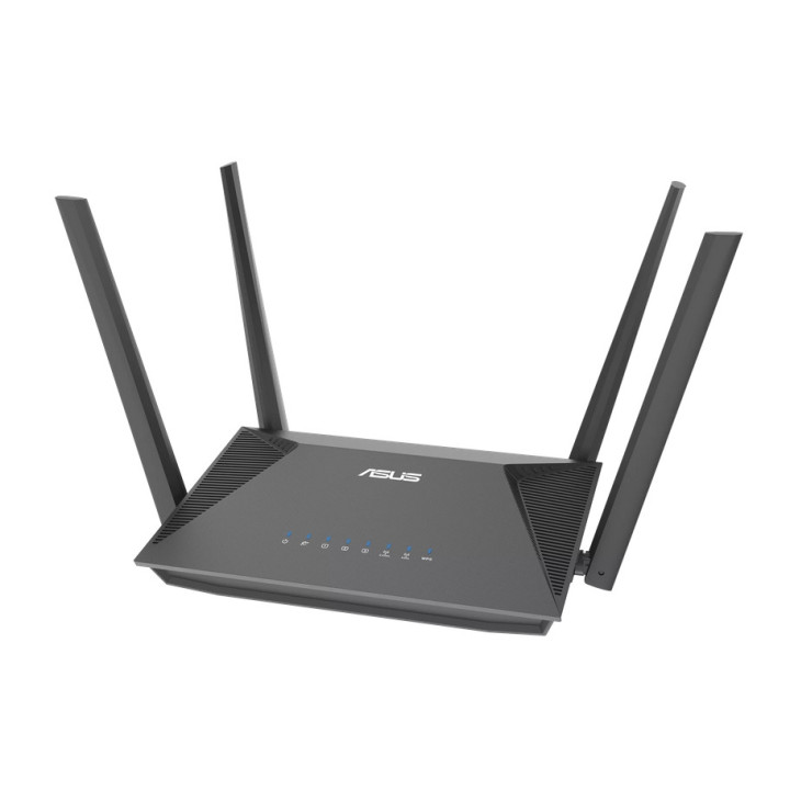 Безжичен рутер Asus Wireless Router RT-AX52 Pro, AX3000, Dual-Band, Dual-Core 1.3GHz CPU, 128MB/256MB Flash/RAM, Gigabit, AiProtection Classic, Traditional QoS, VPN, IPTV, OFDMA, Beamforming, AiMesh - 90IG08T0-MO3H10
