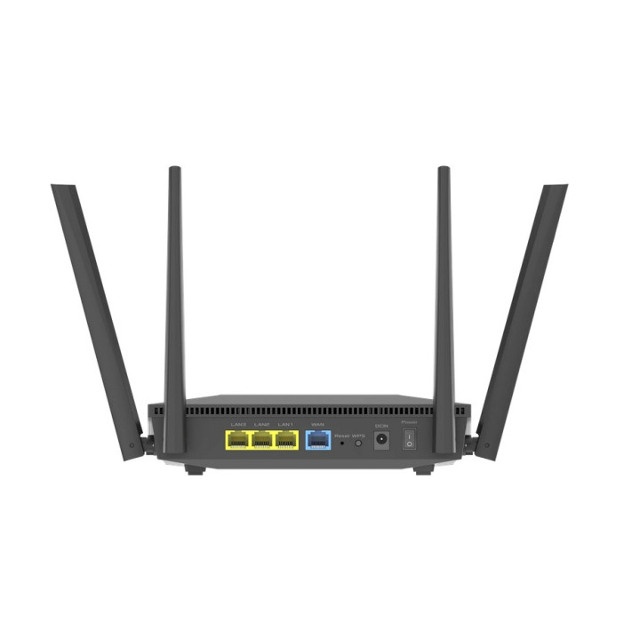 Безжичен рутер Asus Wireless Router RT-AX52 Pro, AX3000, Dual-Band, Dual-Core 1.3GHz CPU, 128MB/256MB Flash/RAM, Gigabit, AiProtection Classic, Traditional QoS, VPN, IPTV, OFDMA, Beamforming, AiMesh - 90IG08T0-MO3H10
