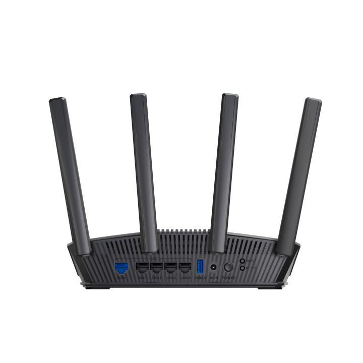 Безжичен рутер Asus RT-BE82U Dual-Band WiFi7 BE3600 (802.11be), Ai Mesh - 90IG0990-MO9B00