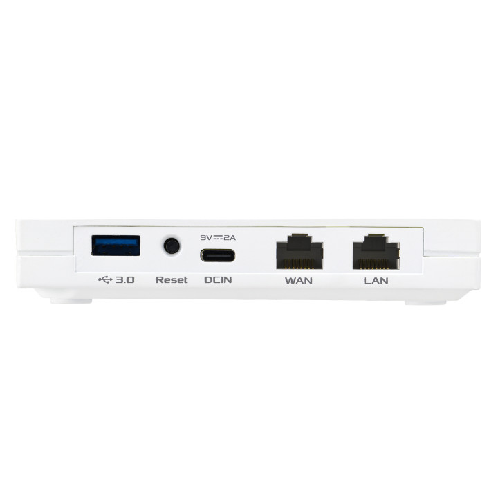 Безжичен портативен рутер Asus RT-AX57 GO AX3000 WiFi 6 - 90IG08N0-MU9C00