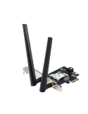Безжичен адаптер Asus PCE-BE6500 WiFi 7 PCI-e две външни антени и Bluetooth 5.4 - 90IG09G0-MO0B00