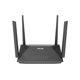 Безжичен рутер Asus RT-AX52 AX1800 Dual Band WiFi 6 (802.11ax), AiMesh Compatible, Buil-in VPN - 90IG08T0-MO3H00
