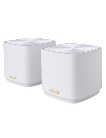 Безжична MESH система Asus ZenWiFi XD4 PLUS (W-2-PK) AX1800 (802.11ax), MU-MIMO, OFDMA, Ai Mesh - 90IG07M0-MO3C20