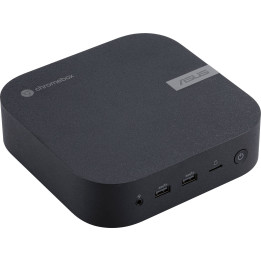 Компютър Asus Mini PC CHROMEBOX5-SC002UN, Intel Celeron 7305, 4GB DDR4 RAM, 128GB NVMe SSD, Wi-Fi 6E, Bluetooth 5.2, ChromeOS - 90MS02N1-M00180