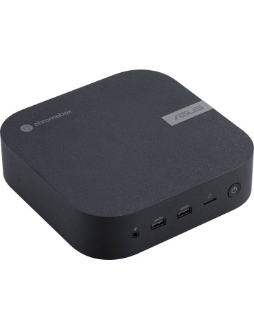 Компютър Asus Mini PC CHROMEBOX5-SC002UN, Intel Celeron 7305, 4GB DDR4 RAM, 128GB NVMe SSD, Wi-Fi 6E, Bluetooth 5.2, ChromeOS - 90MS02N1-M00180