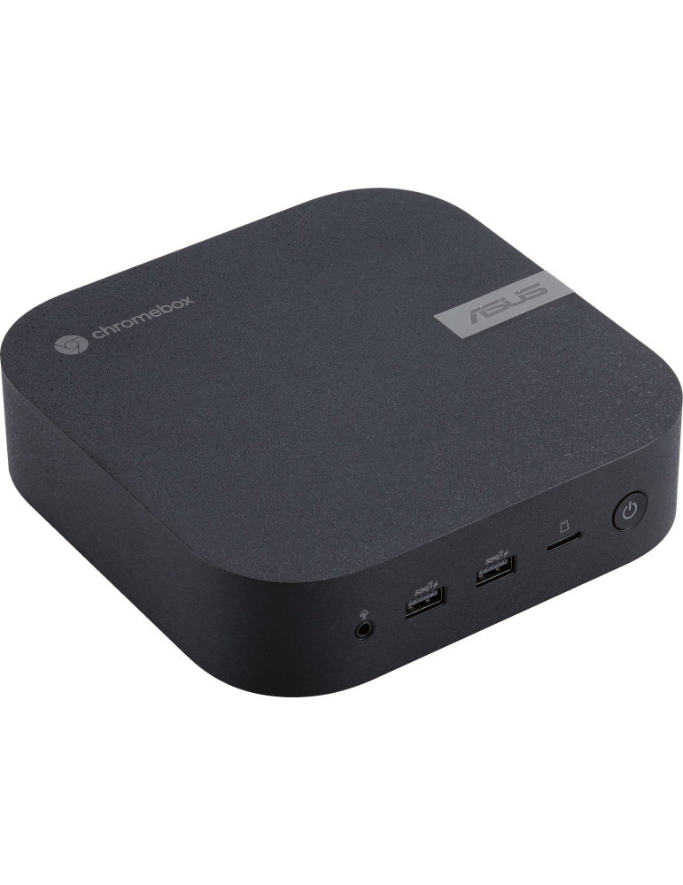Компютър Asus Mini PC CHROMEBOX5-SC002UN, Intel Celeron 7305, 4GB DDR4 RAM, 128GB NVMe SSD, Wi-Fi 6E, Bluetooth 5.2, ChromeOS - 90MS02N1-M00180