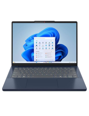 Лаптоп Lenovo IdeaPad Slim 3, AMD Ryzen 5 7535HS, 16" WUXGA (1920x1200) IPS, 24GB RAM, 512GB SSD, NO OS - 83K8004GBM